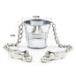 Nipple Clip Metal Chain Clip Clitoral Clip Adult Sex Toy Slave Bucket BDSM Small Water Bucket Silver Iron Chain Clip Suitable Fo