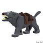 Building Block Toy Animal Series: Black Cat Dog Lion Tiger Elephant Children's Party Zoo Parent-child Interactive Holiday Gift