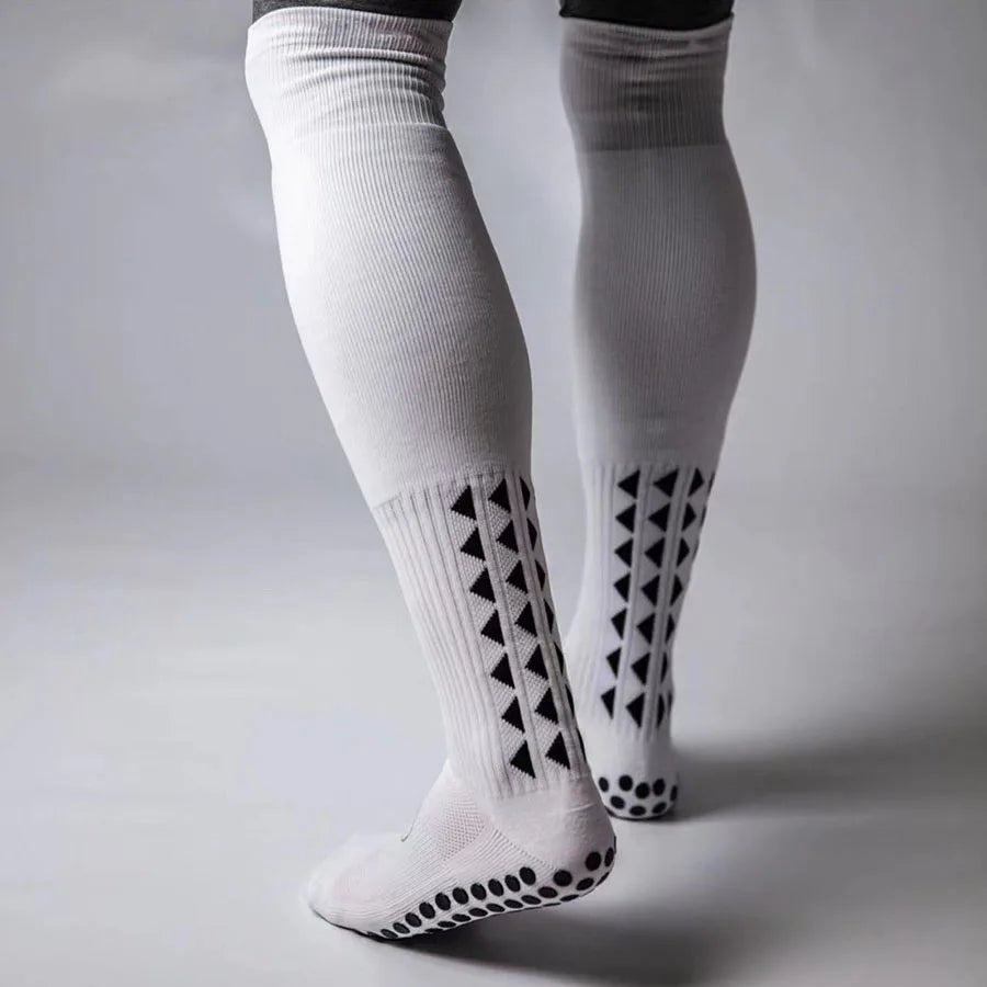 1/pcs Knee High Long Men Women Non Slip Grip Socks Football Basketball Baseball Rugby Soccer Cycling Running Tennis Towel Bottom