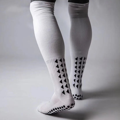 1/pcs Knee High Long Men Women Non Slip Grip Socks Football Basketball Baseball Rugby Soccer Cycling Running Tennis Towel Bottom