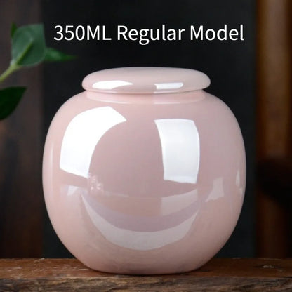 Household Mini Pet Ash Jar Moisture Proof Ceramic Claw Seal Jar Animal Funeral Urn Pet Nostalgia Ornament Portable Ash Box
