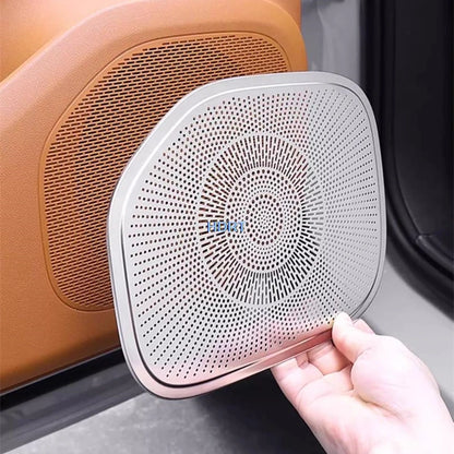 Car Styling Instrument Outlet Horn Hood Air Intake Mask Audio Trim For Leapmotor C10 2024 + Rear Trunk Speaker Cover Accessories