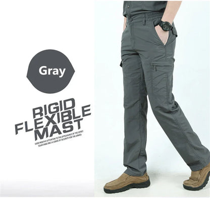 2026 Outdoor Waterproof Tactical Cargo Pants Men Breathable Summer Casual Army Military Long Trousers Male Quick Dry Cargo Pants