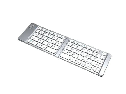 Folding Keyboard and Mouse 2.4G Mini Keypad Bluetooth Wireless Portable Silm Foldable Keyboards for Travel Computer PC iPad