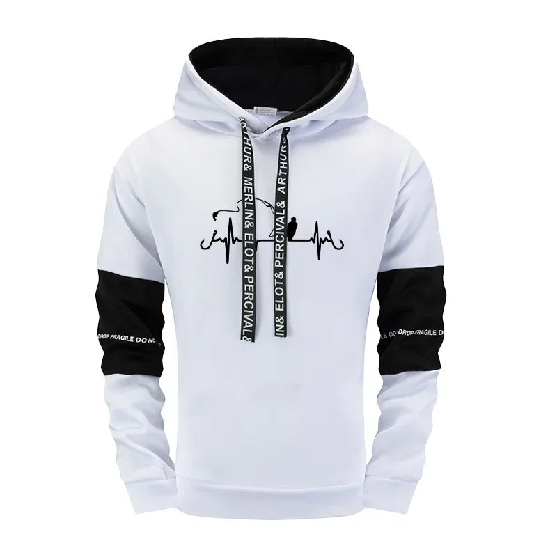 Men's Hooded Sweatshirts Jogger Pants High Quality Sportswear Suit Male Trendy Hoodies Sweatpants Urban Fashion Casual Tracksuit
