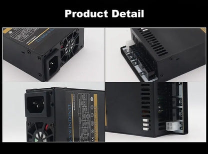 ONLY 220V Flex ATX 350W Power Supply Fully Modular PSU Full Voltage 220V AC Full Power for POS AIO System Desktop Gaming Power