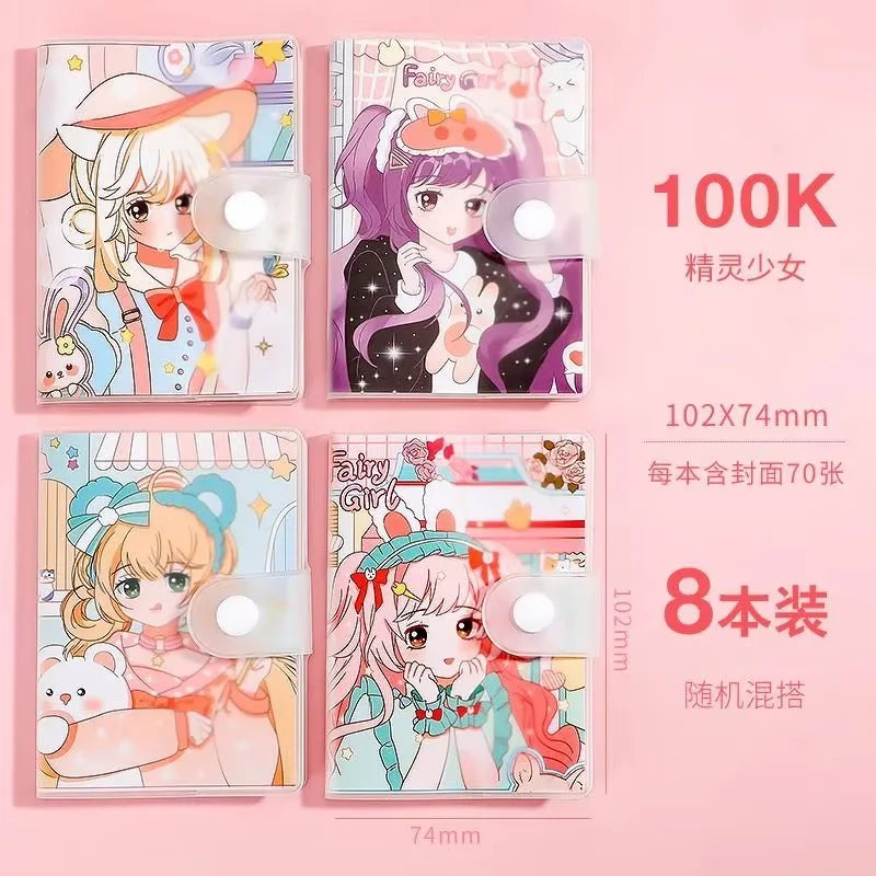 Kawaii Mini Portable Notebook Small Notepad For Daily Notes School Office Stationery Convenient To Carry Cute