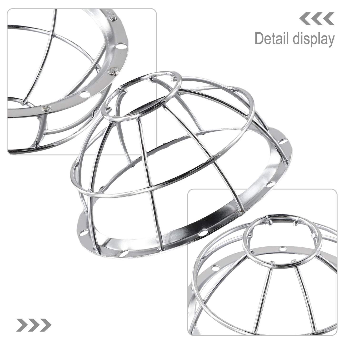 1/2pcs Iron Smoke Detector Protective Cover Sprinkler Cage Bracket Fire Covers Home Bathroom Kitchen Accessories Protect Parts