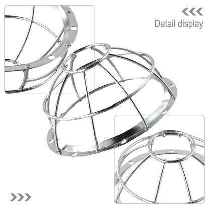 1/2pcs Iron Smoke Detector Protective Cover Sprinkler Cage Bracket Fire Covers Home Bathroom Kitchen Accessories Protect Parts