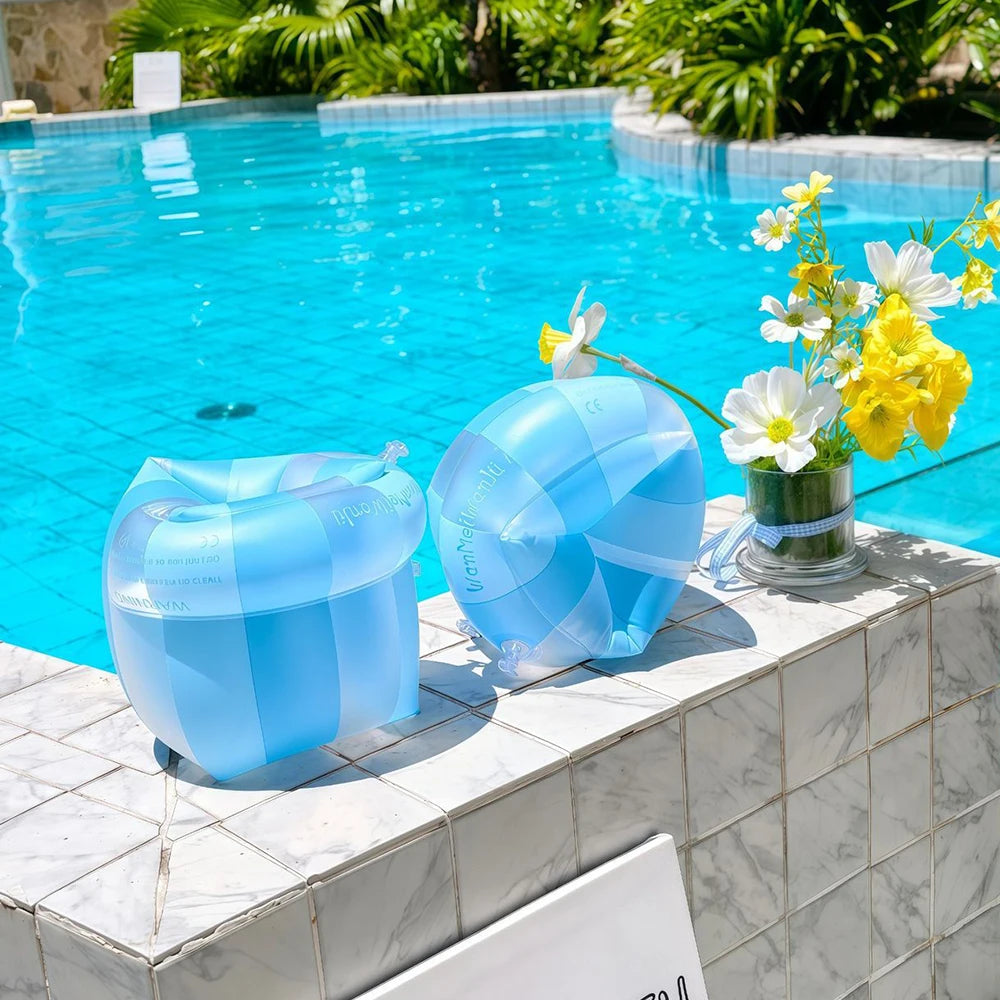 1Pcs Inflatable Pool Float Swim Arm Ring Swim Tube Swim Accessory Summer Water Sports Inflatable Buoyancy Armbands ﻿