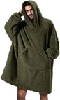 Winter Fashion Leisure Simple Hooded Sweater Warm Thick Hoodie Women Fleece Blanket With Sleeve Pocket Harajuku Trend Streetwear