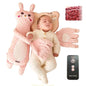 Baby Sleep Aid Mood Comforting Hand Toy for Infant and Toddler with 3-gear Adjustable Patting Speed and Cartoon Look
