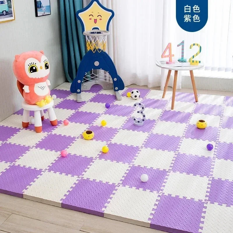 4-20Pcs Foam Baby Play Mat Puzzle Mat Kids Interlocking Exercise Tiles Rugs Floor Tiles Toy Non-slip Carpet Soft Carpet 30*1cm