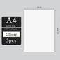 5/10pcs A4 Magnetic Photographic Paper Printable Magnetic Sheets Make DIY Refrigerator Photo Magnet Inkjet Printing Glossy/Matte