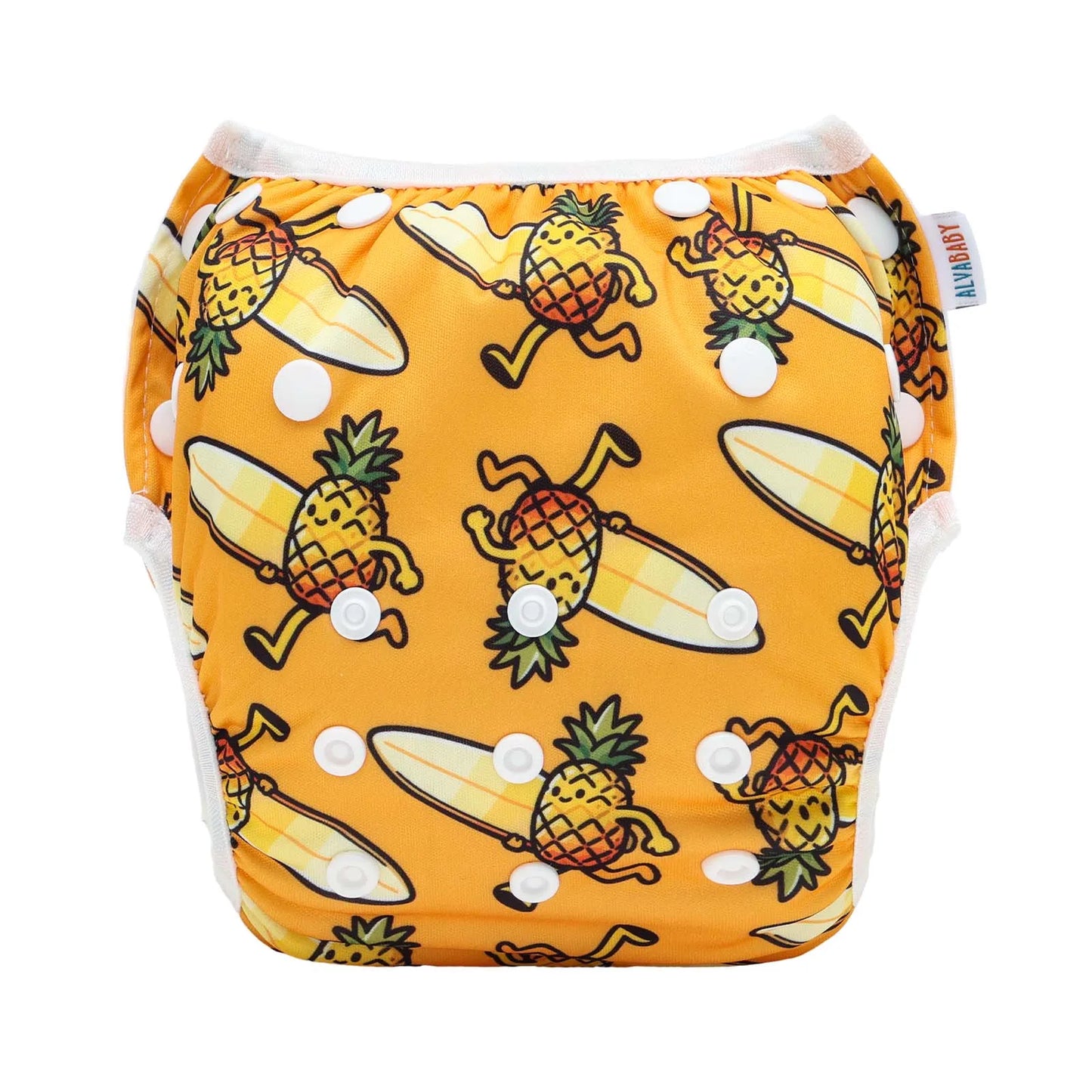 U PICK ALVABABY Swim Diaper Adjustable Swim Nappy for Swimming Lessons Fashion Design Swimming Nappy for Baby Under 8 Months