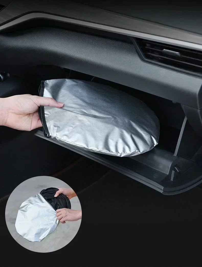 Car Windshield Sun Shade Cover Foldable Visor Protector Interior Anti UV Sun Windscreen Folding Parasol Car Accessories