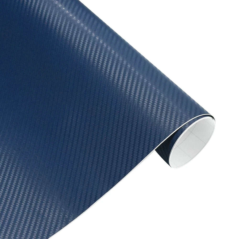 50cm Wide 3D Carbon Fiber Vinyl Film 3M Car Stickers Waterproof DIY Auto Vehicle Motorcycle Car Styling Wrap Roll Accessories