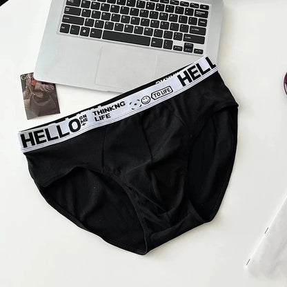 3Pcs/Lot Men's Underpants Soft Men Panties Sports Personality Boxers Breathable Large Size Panties Briefs for Men Underwears