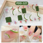 1PC Gel Nail Sticker Patch Slider Flower Gradient Color Back Glue Full Cover Waterproof Gel Nail Sticker UV Lamp Curing Manicur