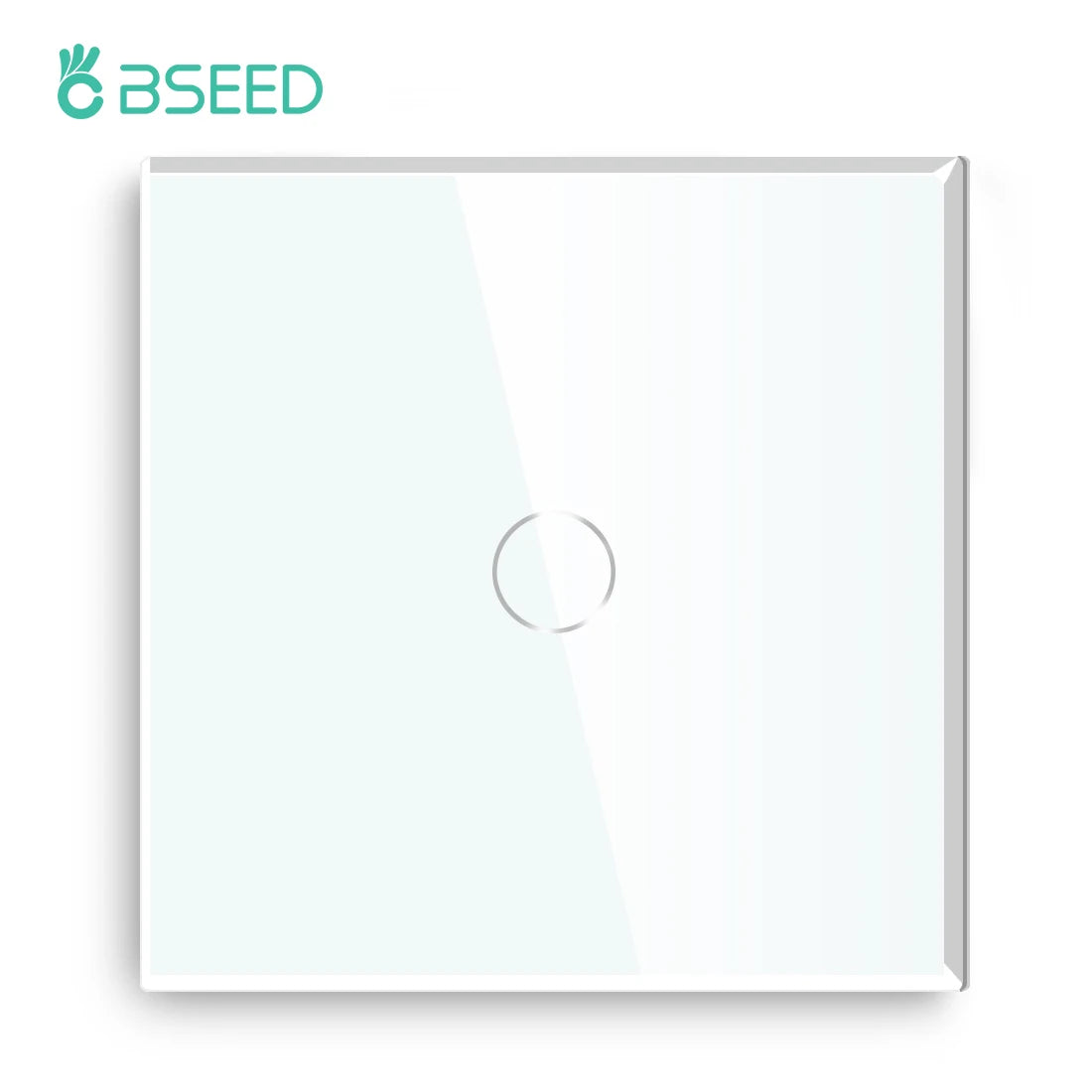 Bseed Touch Light Switch 1/2/3 Gang 1/2 Way Intermediate Stair Switch EU Power Sensor Switches Black White With Glass Panel