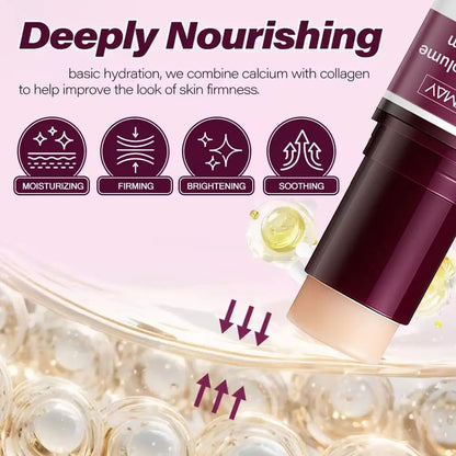 Calcium Volume Multi Balm Collagen Face Moisturizer Stick Anti-Wrinkle Skin Care Fade Fine Lines Lifting Firming Facial Cream