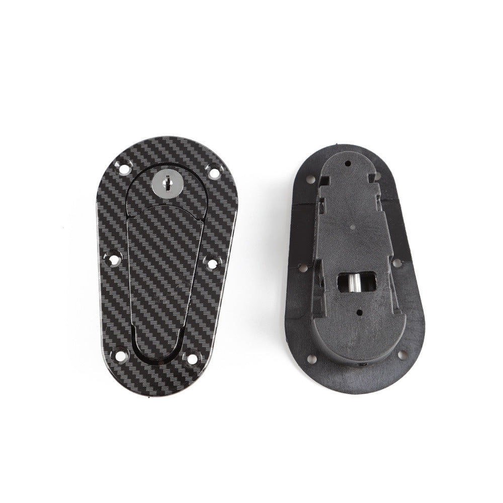 2Pcs Black Front Hood Engine Bonnet Pin Latch Lock Universal for Racing Car, Safety Protection with / without keys