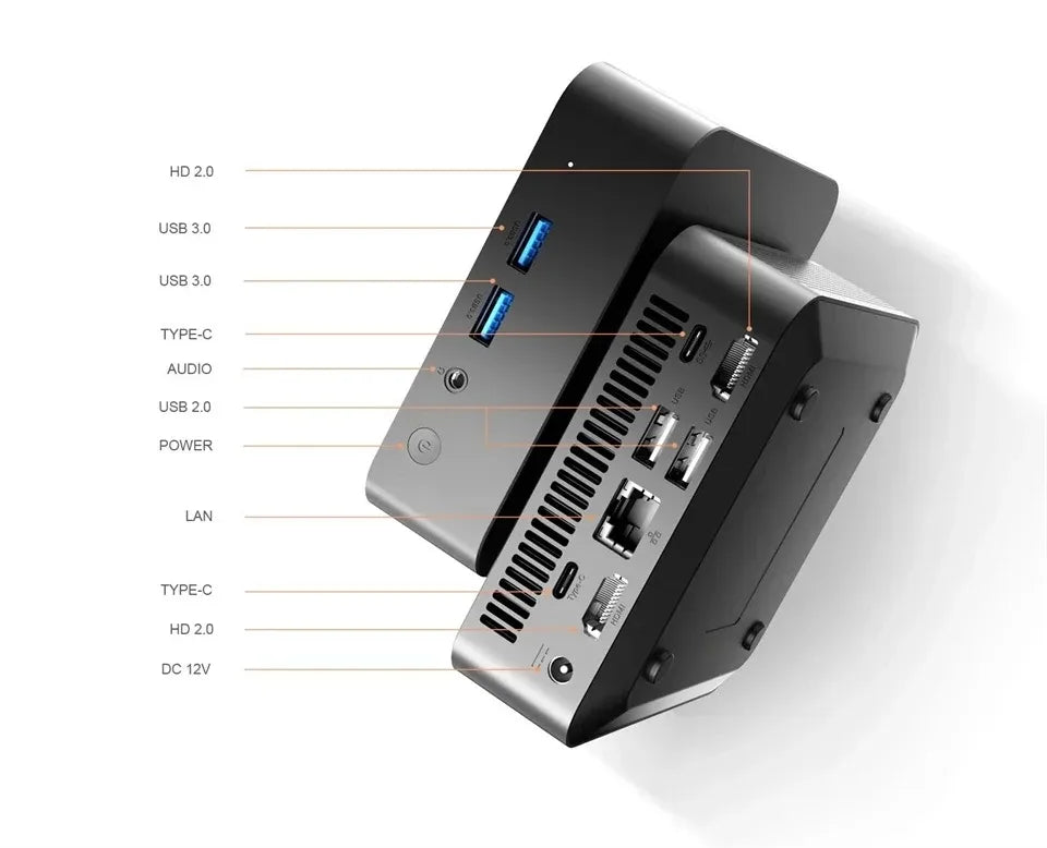 2026 Brand New Intel Core I9-10980HK Windows 11 Pro 32GB RAM 1TB SSD Gaming I9 Computer WiFi 6 USB3.0 Mini Desktop Computer PC