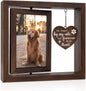 Rotatable 4x6 Photo Wooden Frame Pet Memorial Dog Cat Gift Customizable Picture Frame