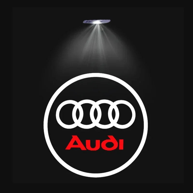 2025 Car Door Welcome Light Led HD Projector Lamp For Audi A3 A4 B8 8P 8V A6 C7 A5 Q5 B7 B6 B9 SLINE QUTTRO RS Q3 Q7 S3 S4 S5 S6