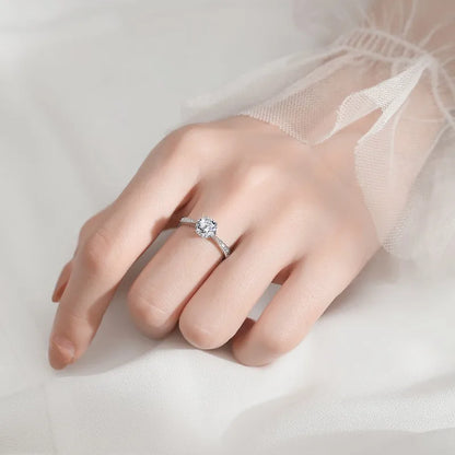 Moissanite Couple Ring For Women Man 925 Silver Stone Match Dia Wedding Band Bride S Sterling Silver White Gold 2.00ct