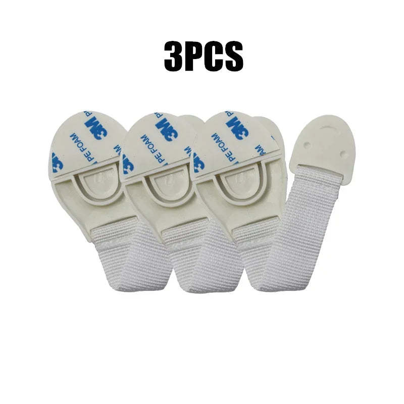 Children Safety Cabinet Locks Safe Quick and Easy Installation by Adhesive Tape Multi-Purpose Safety Locks for Cupboards Drawers