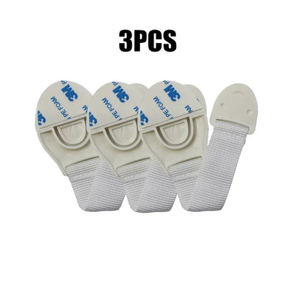 Children Safety Cabinet Locks Safe Quick and Easy Installation by Adhesive Tape Multi-Purpose Safety Locks for Cupboards Drawers