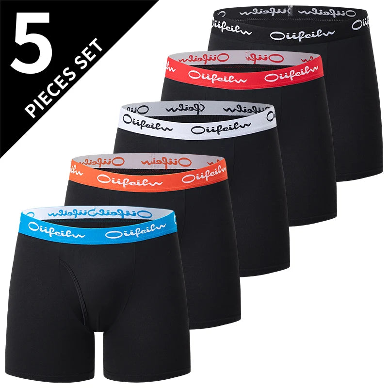 4/5/10 Fashion Four Seasons Men's Long Casual Daily Youth Sports Shorts Comfortable Breathable Sweat Absorbing Elastic Shorts