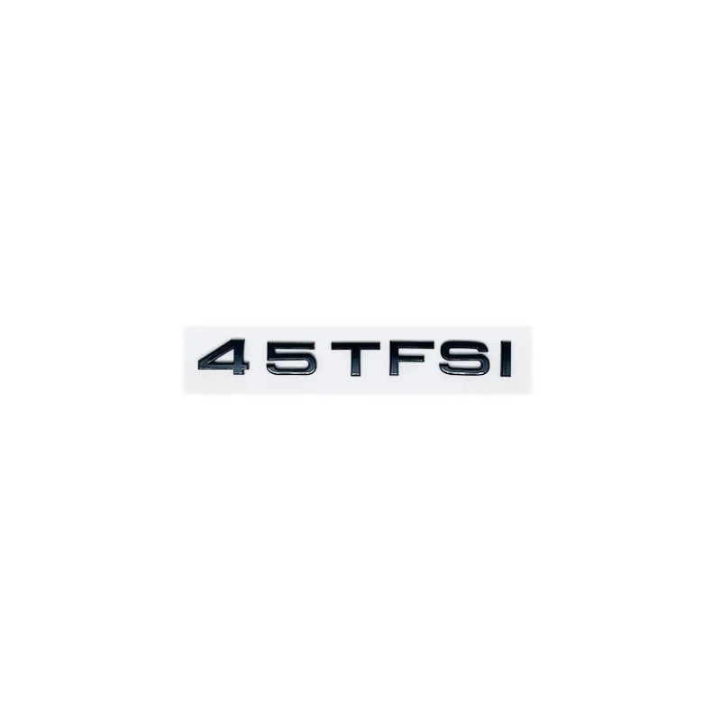 Car Letter Logo Sticker for A5 suitable for tail bumper and trunk emblem applicable to 2.0 3.0 40TDI 35 40 45TFSI models