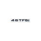 Car Letter Logo Sticker for A5 suitable for tail bumper and trunk emblem applicable to 2.0 3.0 40TDI 35 40 45TFSI models