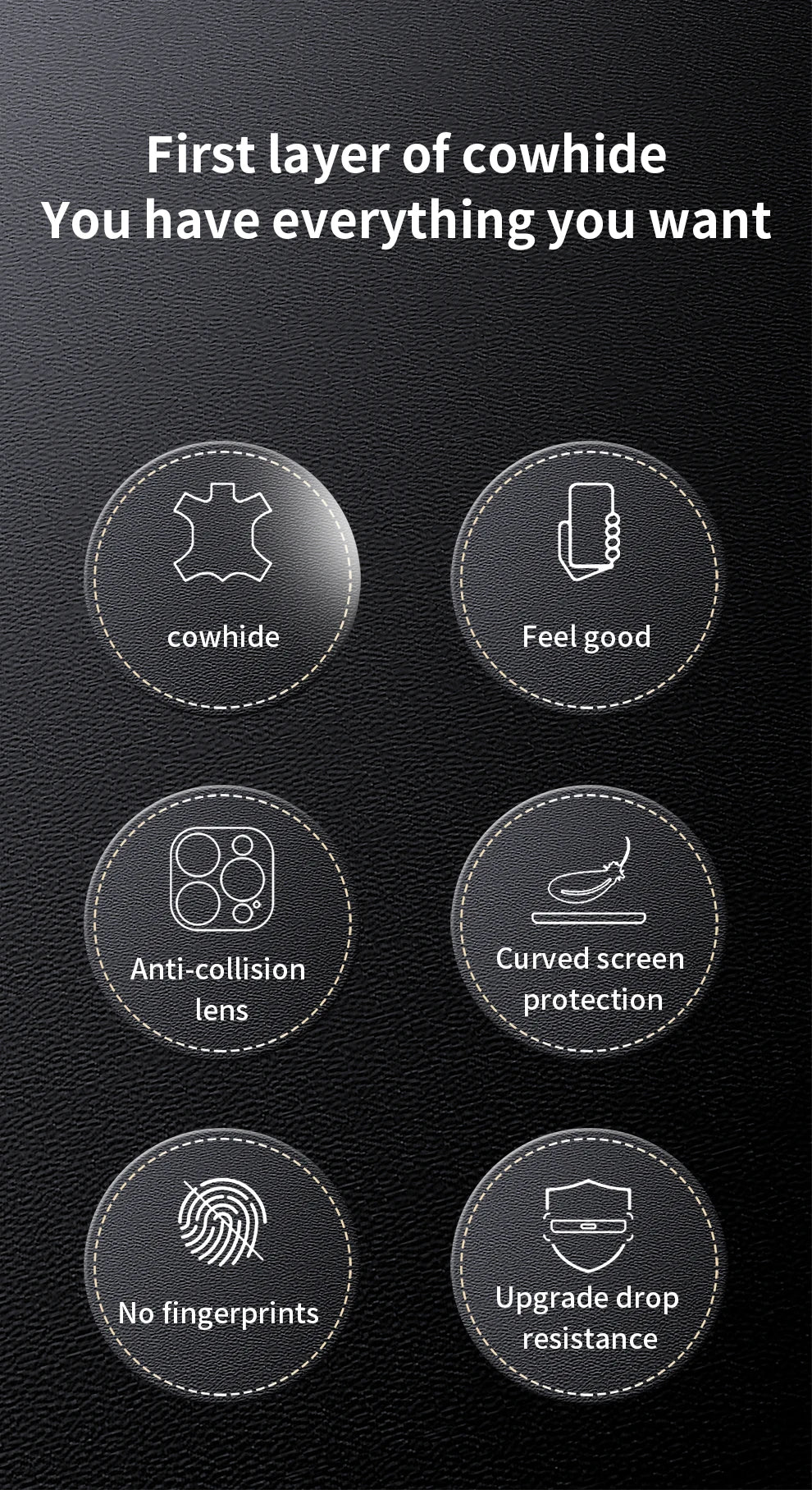 LANGSIDI Luxury Ultra Thin Shockproof Leather Case For iPhone 17 16 Pro Max 15 Plus 14 13 12 11 Air Lens Protective Cover
