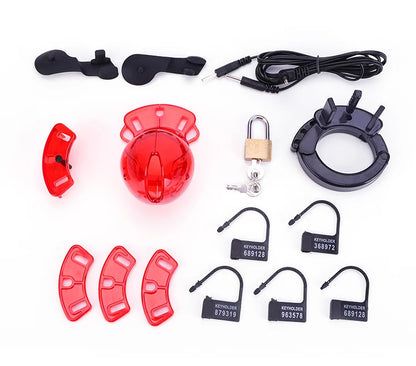 Electric Shocker Anal Butt Plug,E stim Electrosex Penis Ring ,Nipple Electrostimulation Cockring Chastity Cage E-stim Bdsm Toys