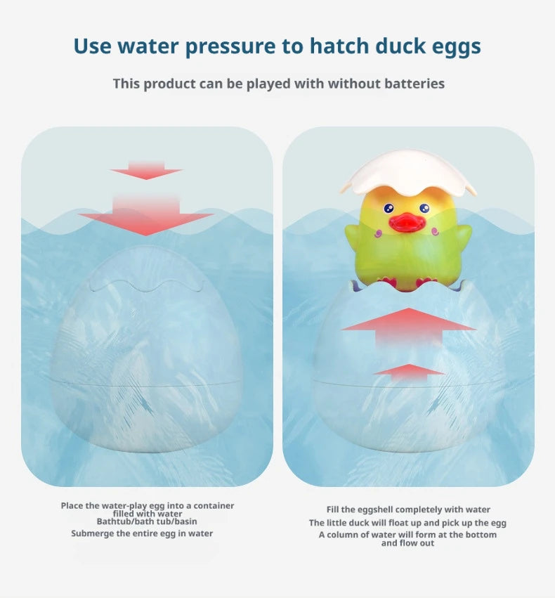 Baby Bathing Toy Kids Cute Duck Penguin Dinosaur Egg Water Spray Sprinkler Bathroom Sprinkling Shower Swimming Water Toys Gifts