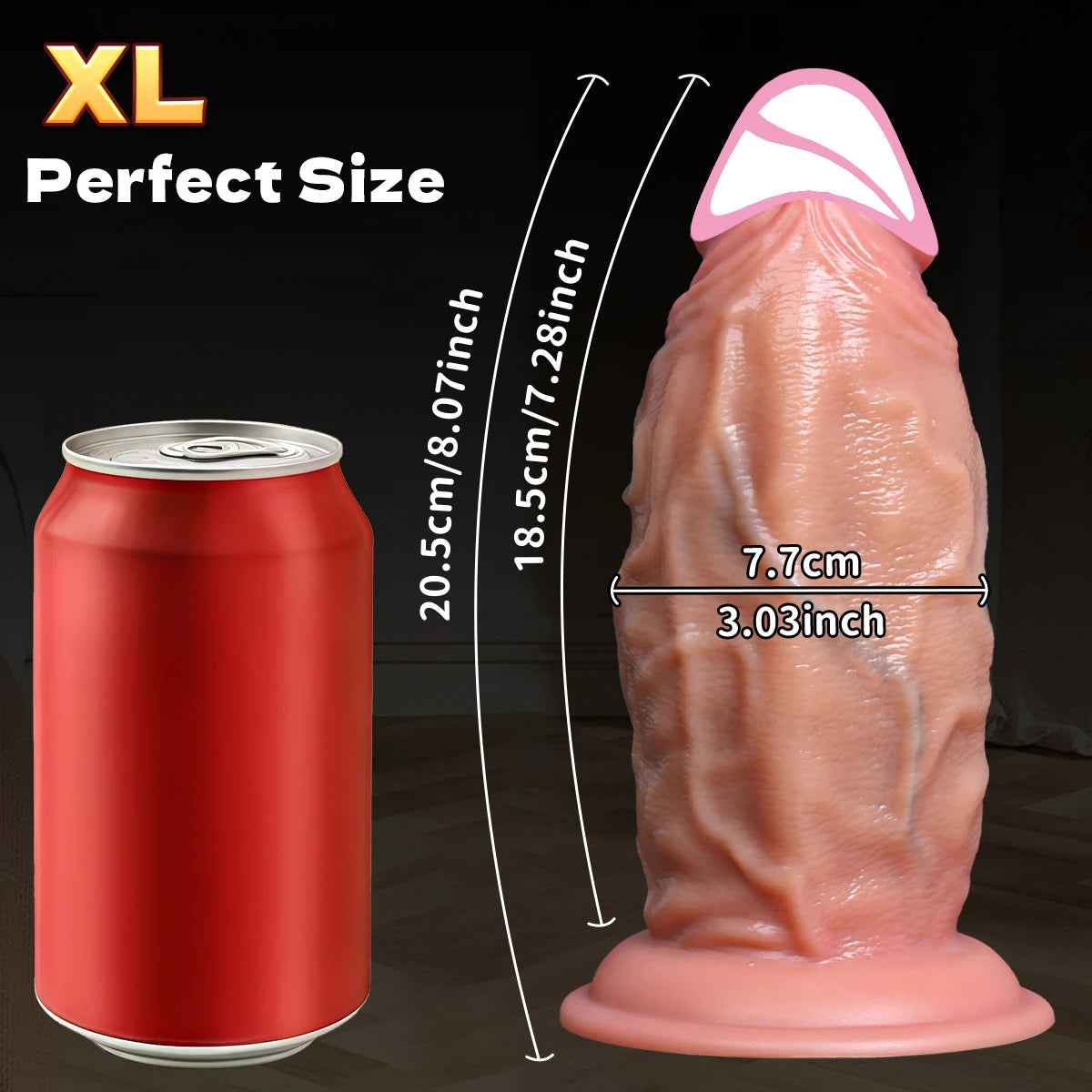 Huge Thick Dildo Big Dick Sex Toy for Women Soft Silicone Anal Big Penis With Super Suction Cup Female Masturbation Sex Products