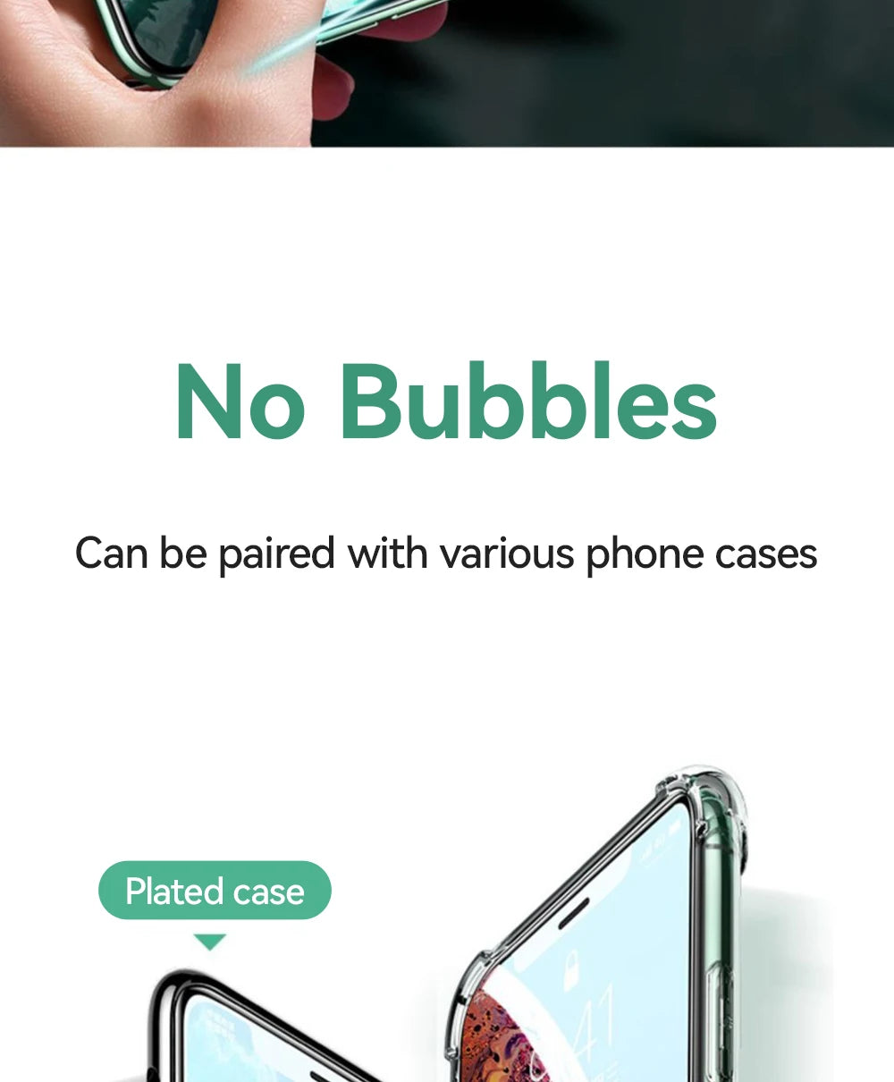 Joyroom 3/2/1PCS HD Glass For iPhone 18 17 16 15 Pro Max Screen Protector Full Screen Glass Protection For iPhone 18 17 16 15Pro