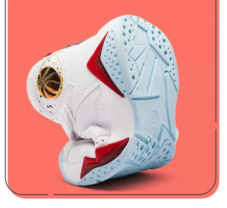 2025 Children's Basketball Shoes for Boys Non-slip Breathable Comfortable Sport Shoes Boys Outdoor Training Basketball Sneakers