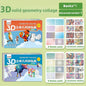 3D Animal Jigsaw Puzzle Stickers DIY Handmade Creative Collage Art Set With Self-Adhesive Paper Back To School Gifts Educational