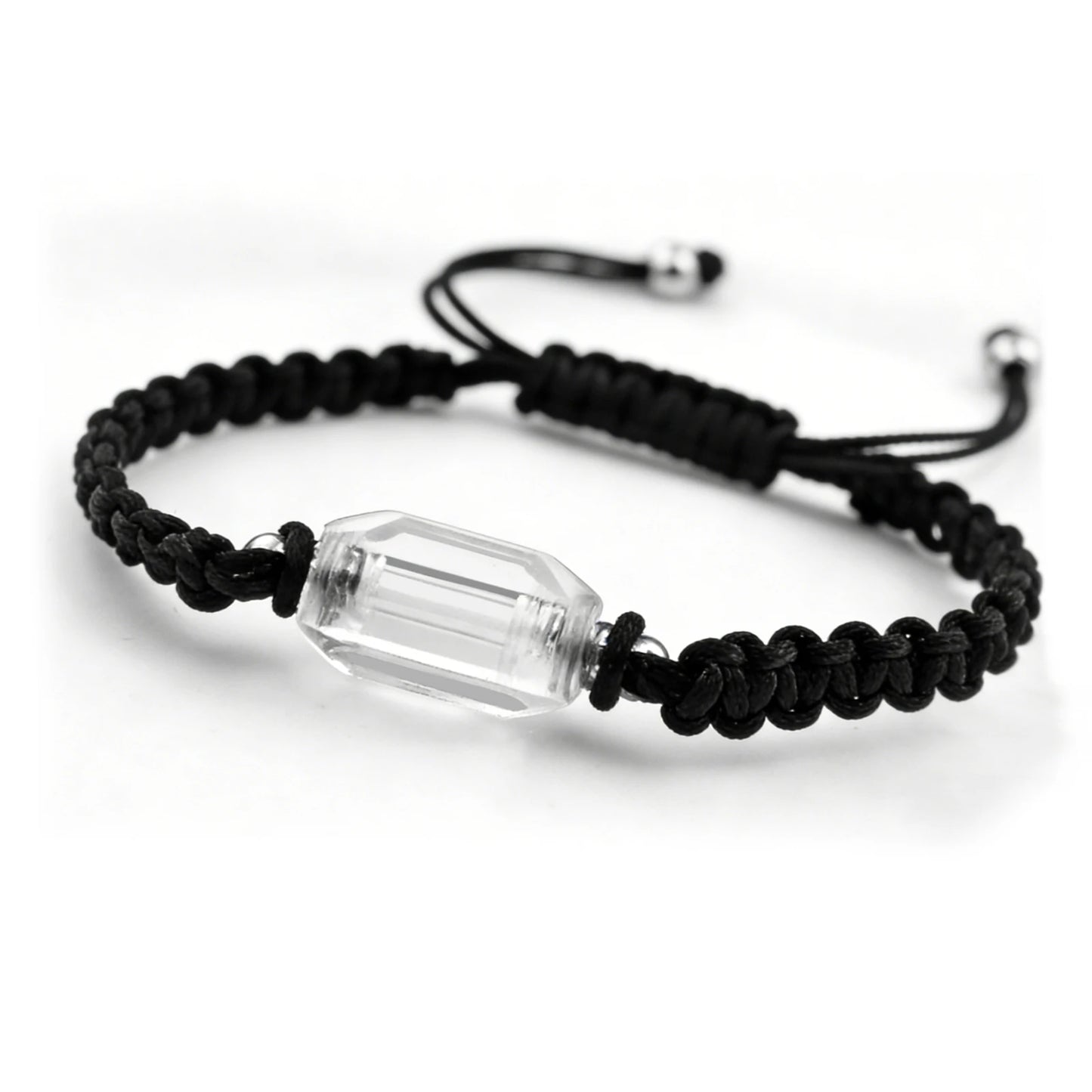 Acrylic Vial Bracelets Cremation Jewelry Urn Bracelet Bangle Rope Handmade Bracelet Adjustable Memorial Keepsakes for Loved Ones