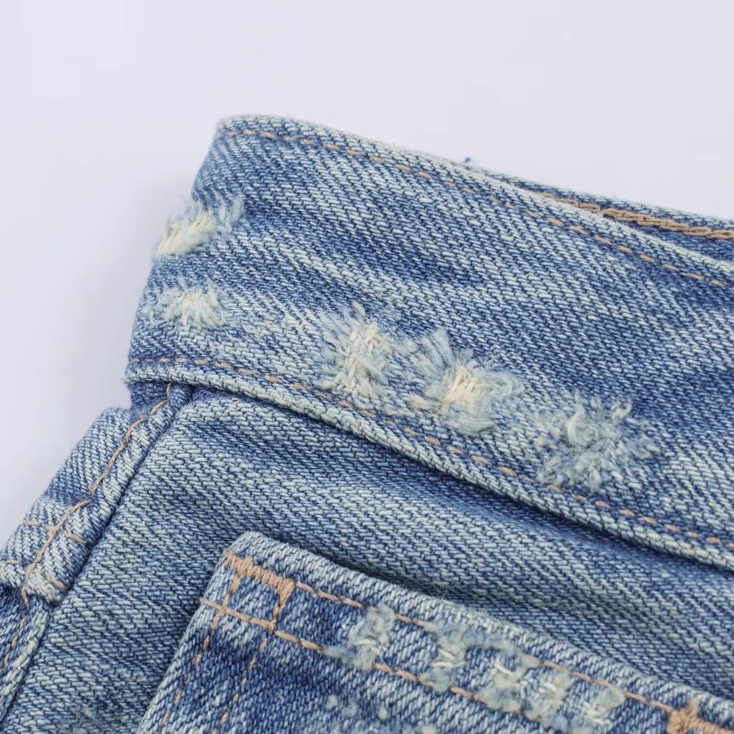 Female Vintage Leather Pocket Jeans Women Blue Zipper Straight Loose Trousers Lady New Fashion Daily Casual Spring Pants 2026