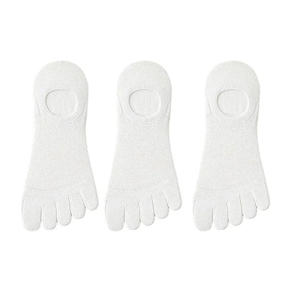 3 Pairs/lot Men's Socks Breathable Sweat Novelty Toe Socks Fashion Casual Breathable Finger Boat Sock High Quality Sox for Male