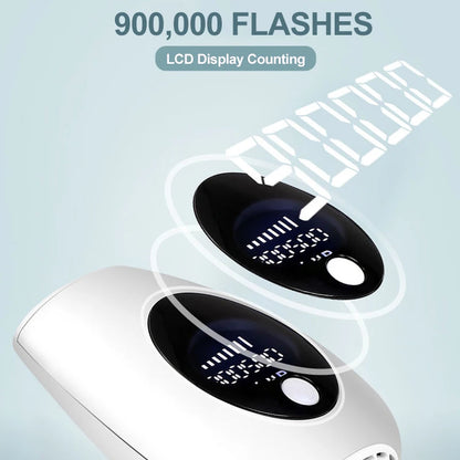 Vancostar Portable Laser Hair Removal Handset 900000 Flashes Painless Permanent Hair Remove for Women At-Home IPL Epilator
