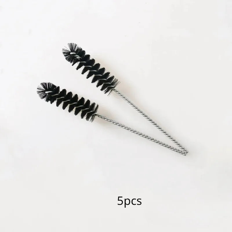 5pc Car Cleaning Tools Engine Maintenance Intake Valve Cylinder Carbon Removal Brush Cleaning Brush Inspection Tool Car Wash Kit