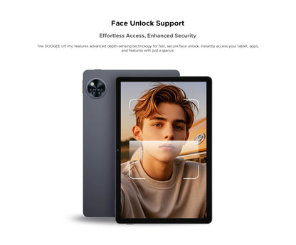 Global Version DOOGEE U11 Pro Android 16 Tablet 30GB(6+24) 256GB 11" HD 90Hz Display 8580mAh Battery Unisoc T7200 Widevine L1