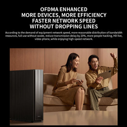 New Xiaomi Router BE6500 Pro WiFi 7 2.4/5GHz Mesh Dual Band Qualcomm 4-Core Processor Chinese Version,With adapter