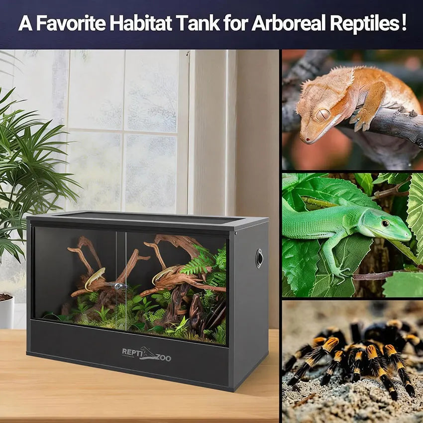 Eco-Friendly Durable PVC 120 Gallon Large 4x2x2 Reptile Feeding Enclosure Cage